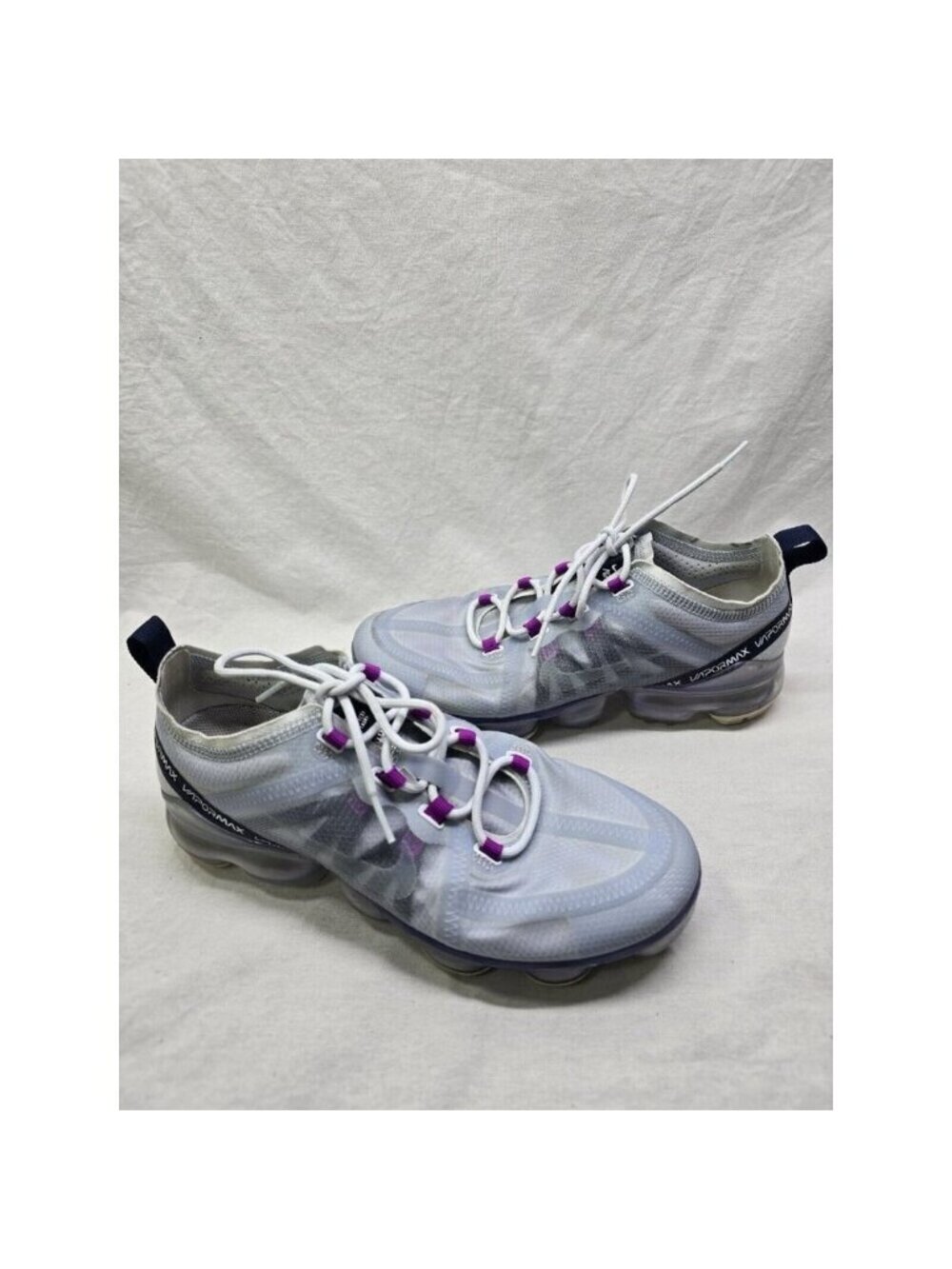 Nike Air VaporMax Football Gray 2019 Running Shoes Sneakers Womens Size 8